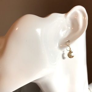 Moon Drop Earrings